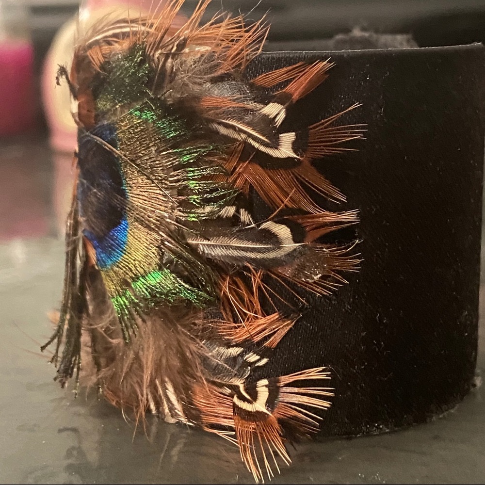 Peacock Feather Cuff 🦚
